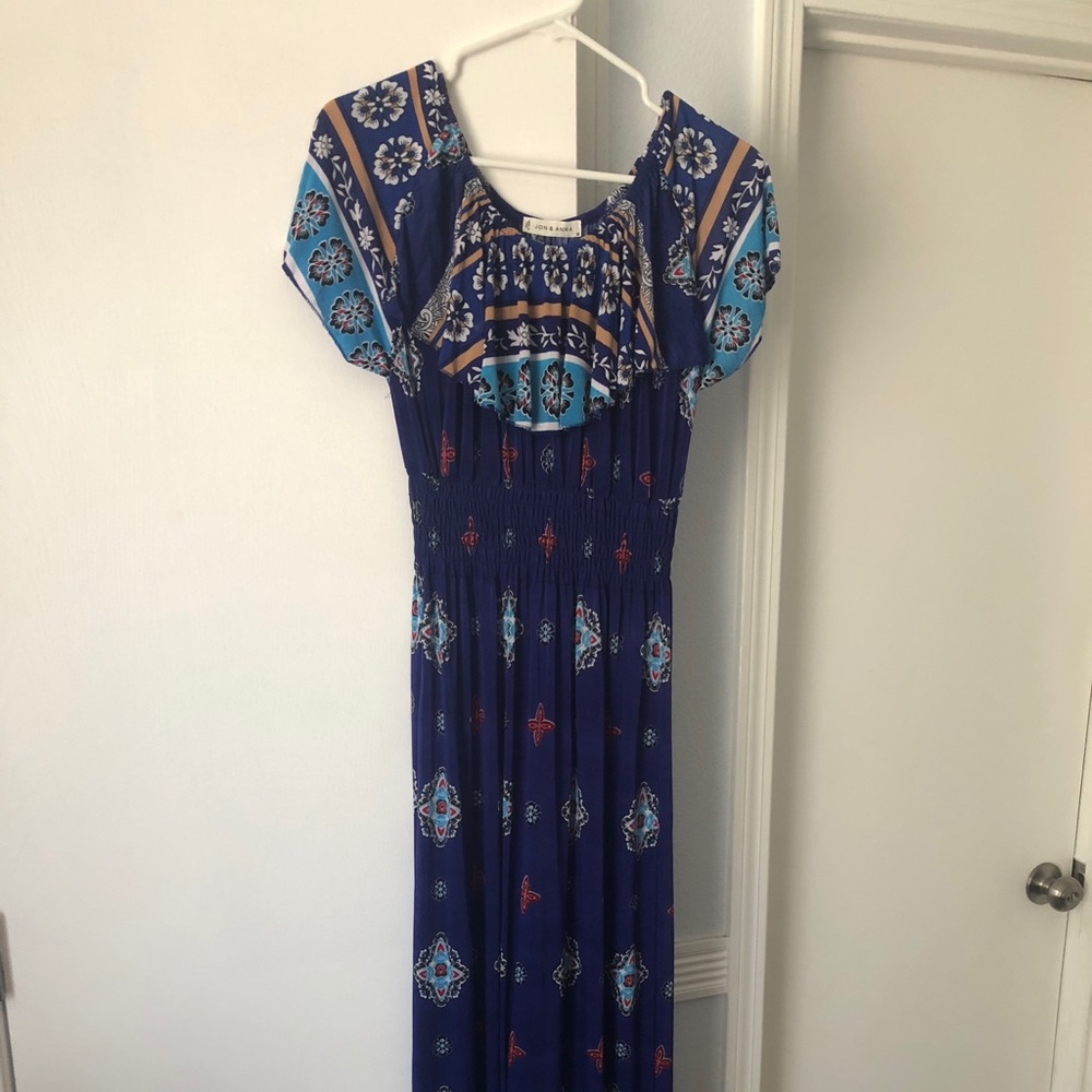 Jon & Anna Medium royal blue maxi dress